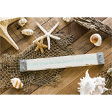 To The Beach And Back Wooden Sign