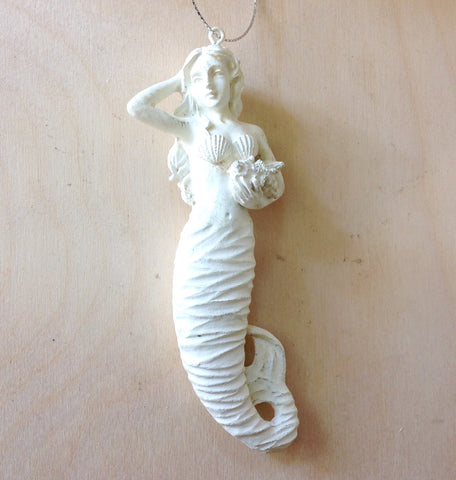 Textured Tail Mermaid Ornament