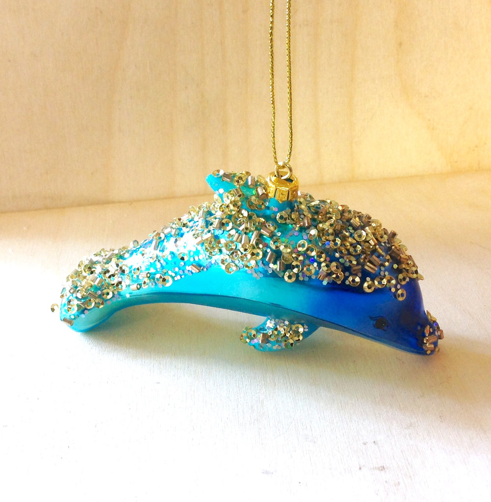 Shimmer Dolphin Ornament