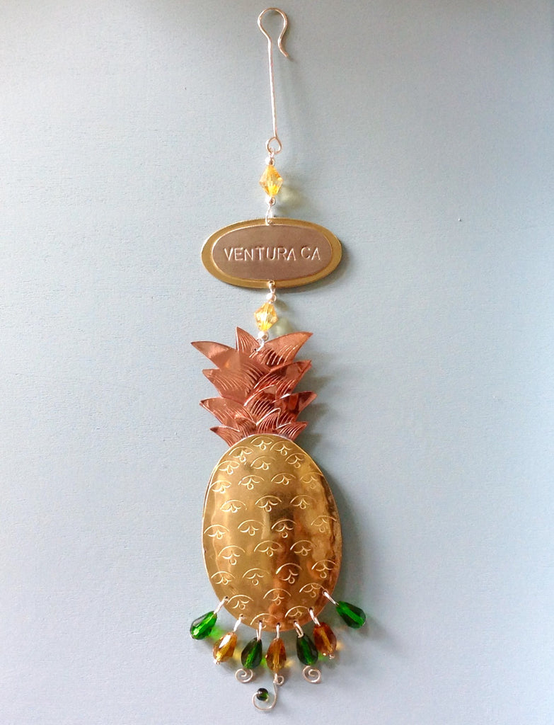 Tropical Whimsy Metal Ornament