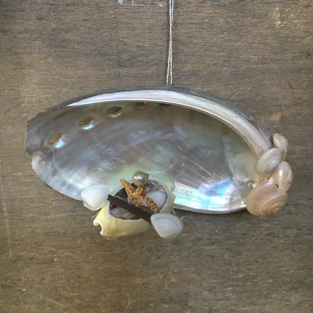 Shell Kayak Ornament