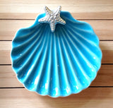 Scallop Shell Ceramic Dish