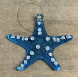 Tropical Snow Star Ornament