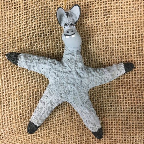 Starfish Donkey Ornament