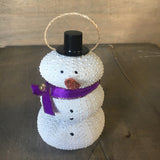 Sea Urchin Snowman Ornament