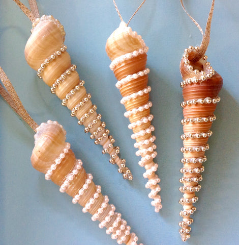 Pearl Icicle Shell Ornament