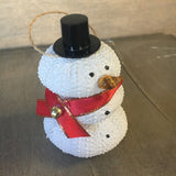 Sea Urchin Snowman Ornament