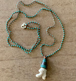Coral Pendant Necklace