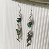 Mermaid Love Abalone Earrings