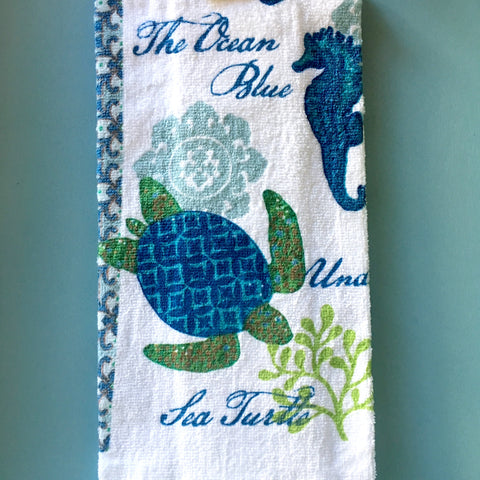 Ocean Creatures Terry Towel