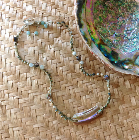 Abalone Shell Choker