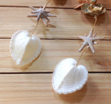 Cherub Starfish Heart Cockle Ornament
