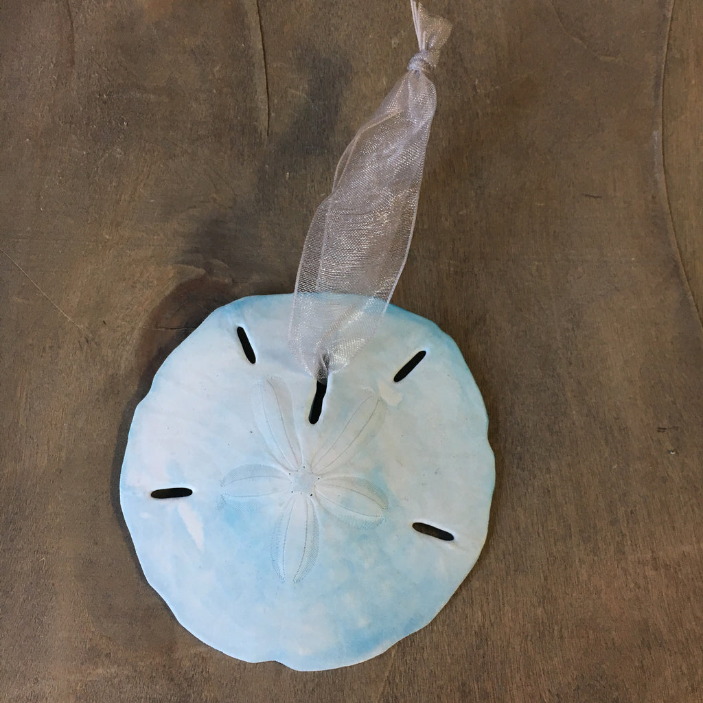 Blue Sand Dollar Ornament