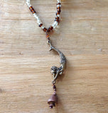 Mermaid Charm Beaded Necklace