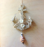 Sandy Anchor Shell Ornament
