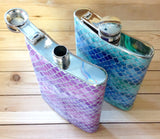 Mermaid Scales Flask