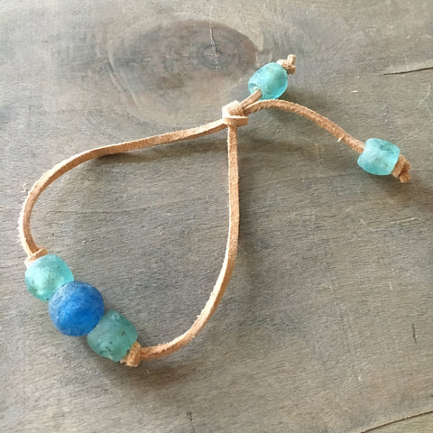 Seaglass Bar Beach Bracelet