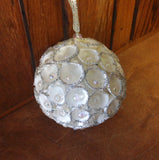 Clam Shell Sparkle Bulb Ornament