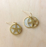 Ocean Medallion Earrings