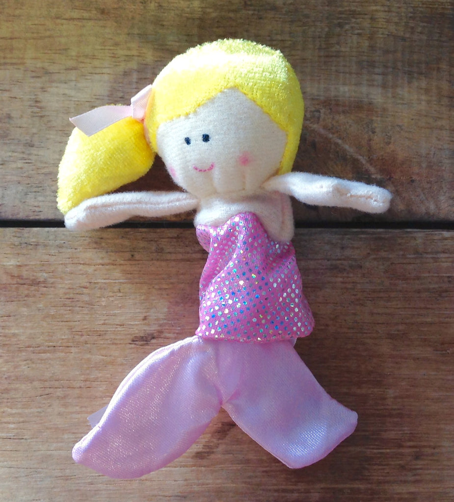 Mermaid Plush Finger Puppet