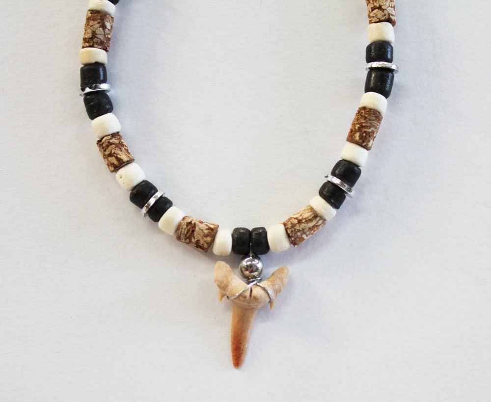 Natural Fossil Shark Tooth Necklace