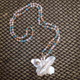 Pearlescent Butterfly Necklace