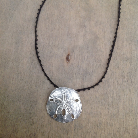 Silver Sanddollar Necklace