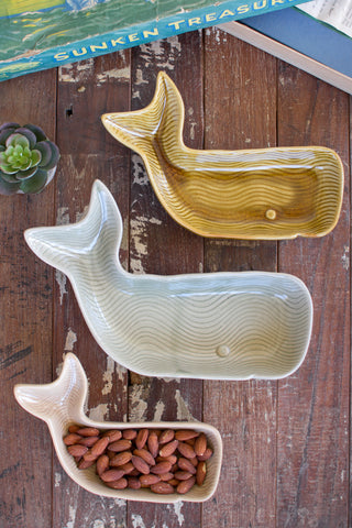 Ceramic Whale Platters