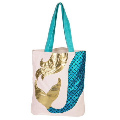 Mermaid Cavas Tote Bag