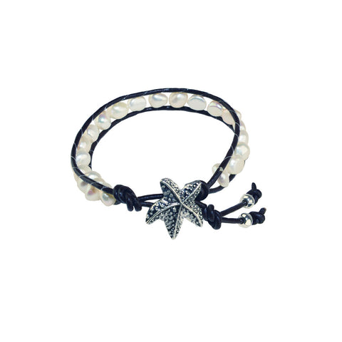 Starfish Pearl Bracelet