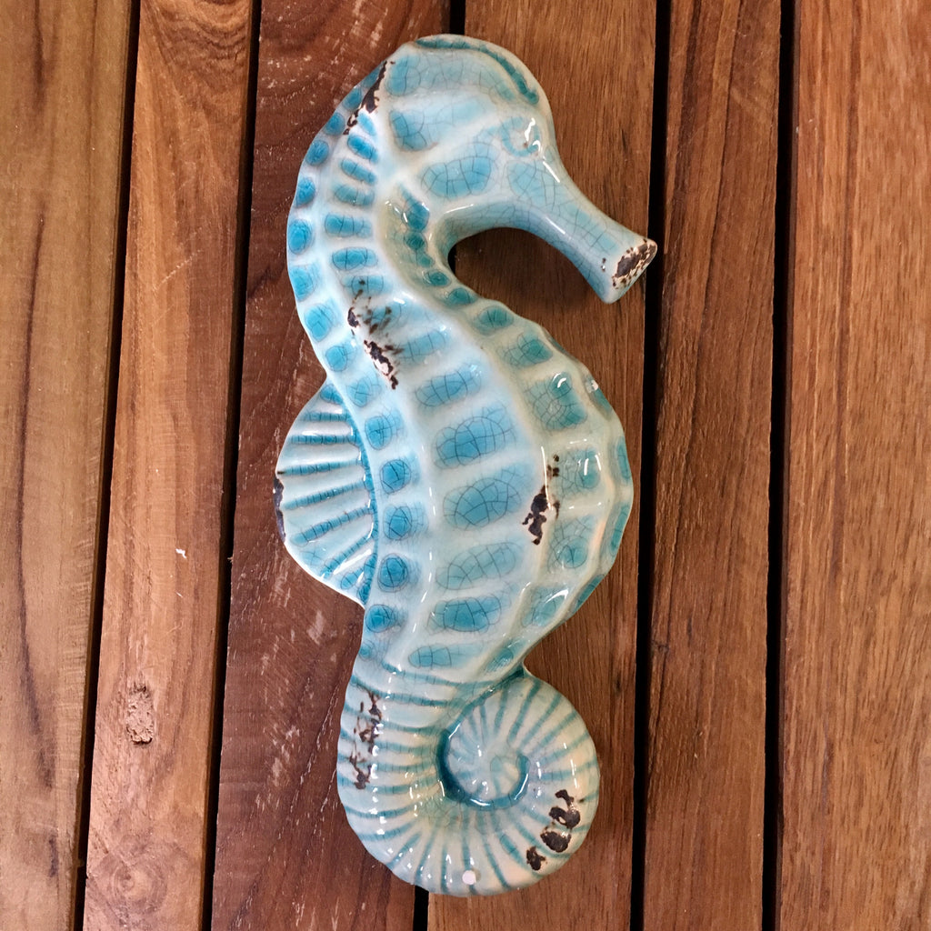 Ceramic Seahorse Wall Decor Sea Things Ventura
