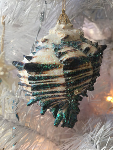 Sparkling Shell Ornament