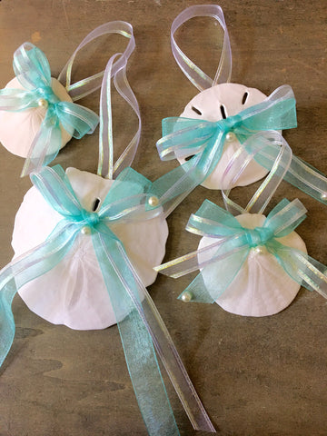 Sand Dollar Bow Ornament