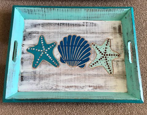 Seaside Wood Tray