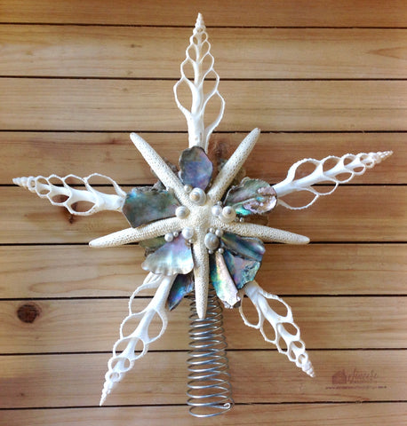 Abalone Shell Tree Topper Star