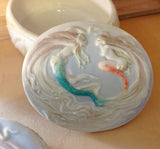 Swimming Mermaid Porcelain Box