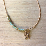 Crystal Starfish Necklace