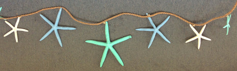 Turquoise Starfish Garland