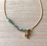 Crystal Palm Tree Anklet