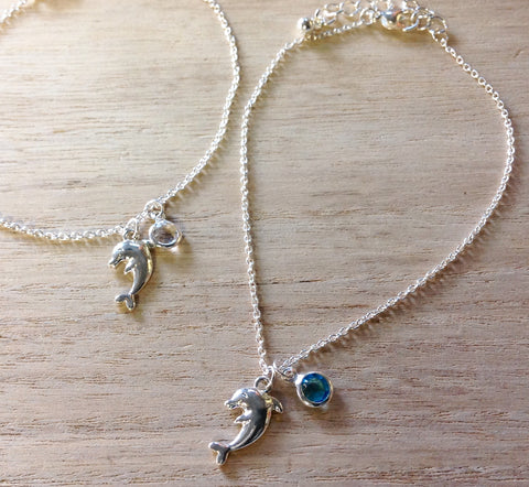 Dolphin Charm Anklet