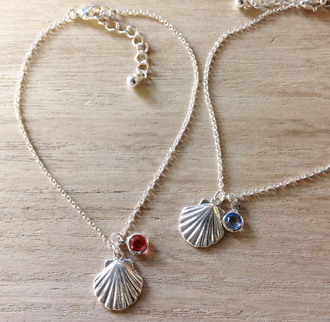 Seashell Charm Anklet