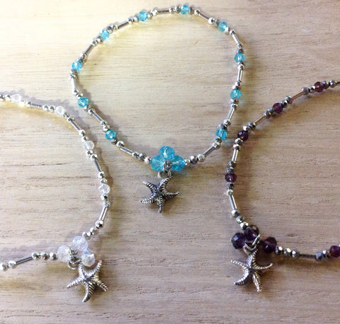 Starfish Charm Anklet