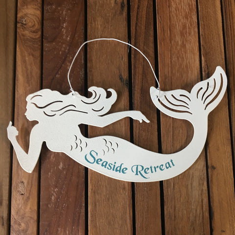 White Mermaid Hanger