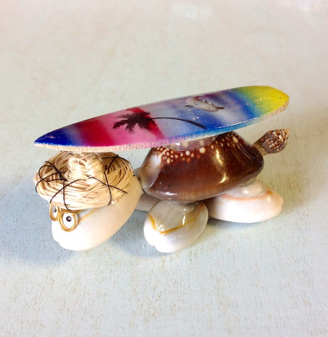Airbrushed Surf Top Turtle