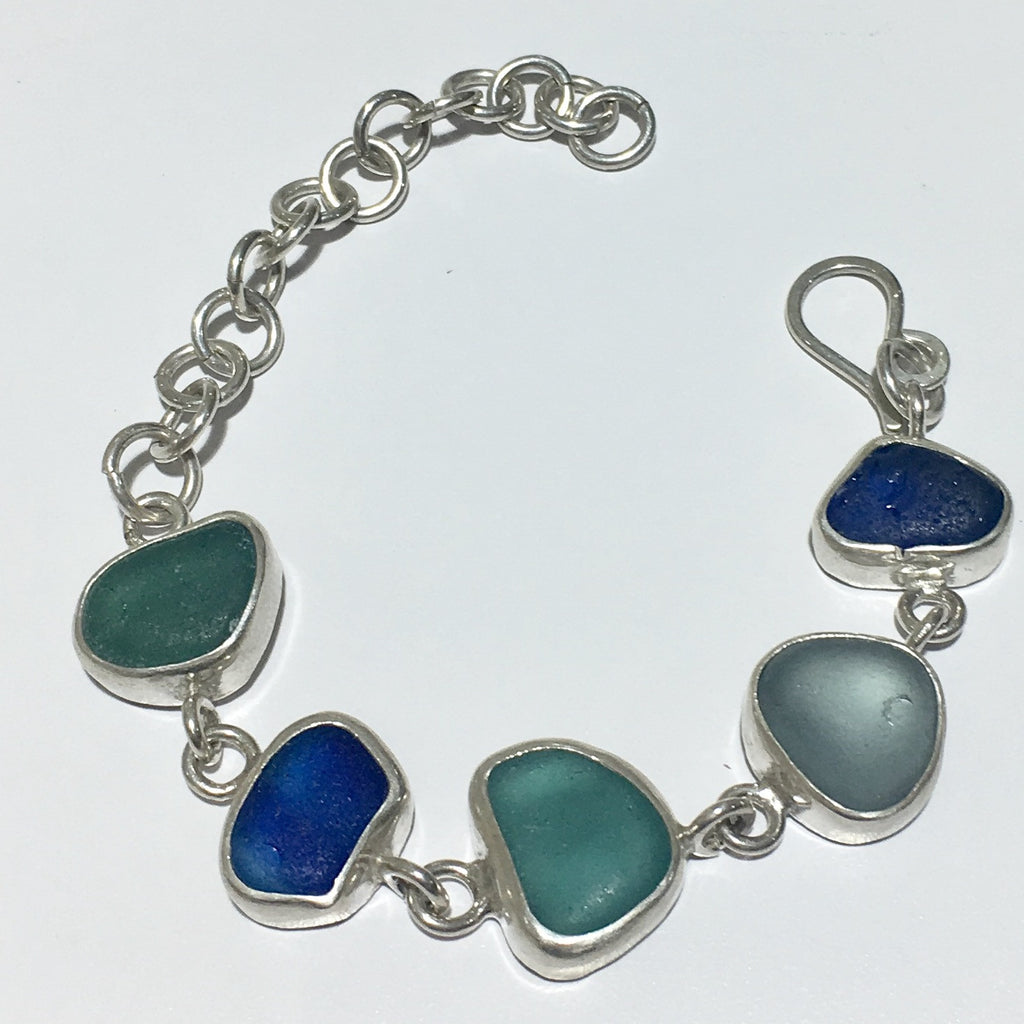 Natural Seaglass Bracelet