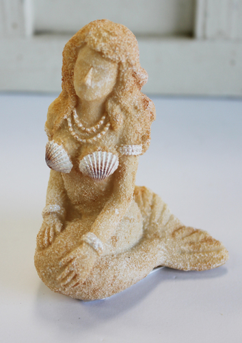 Sandy Mermaid Figurine