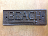 Beach Arrow Sign