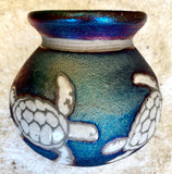 Raku Pottery Vase