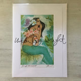 Mermaid Art Card