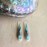 Abalone Art Deco Earrings